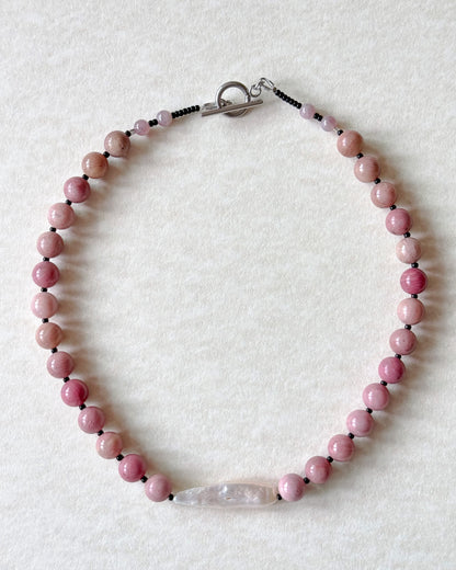 Miya Necklace - Rhodochrosite