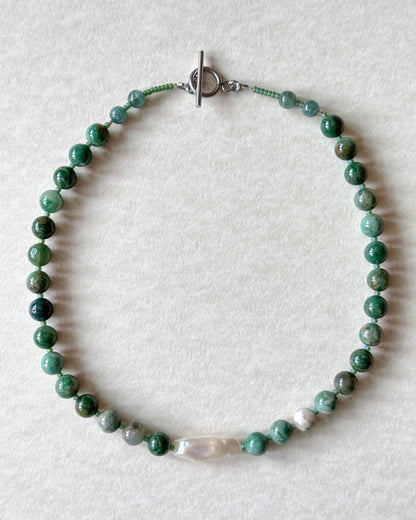 Miya Necklace - African Jade