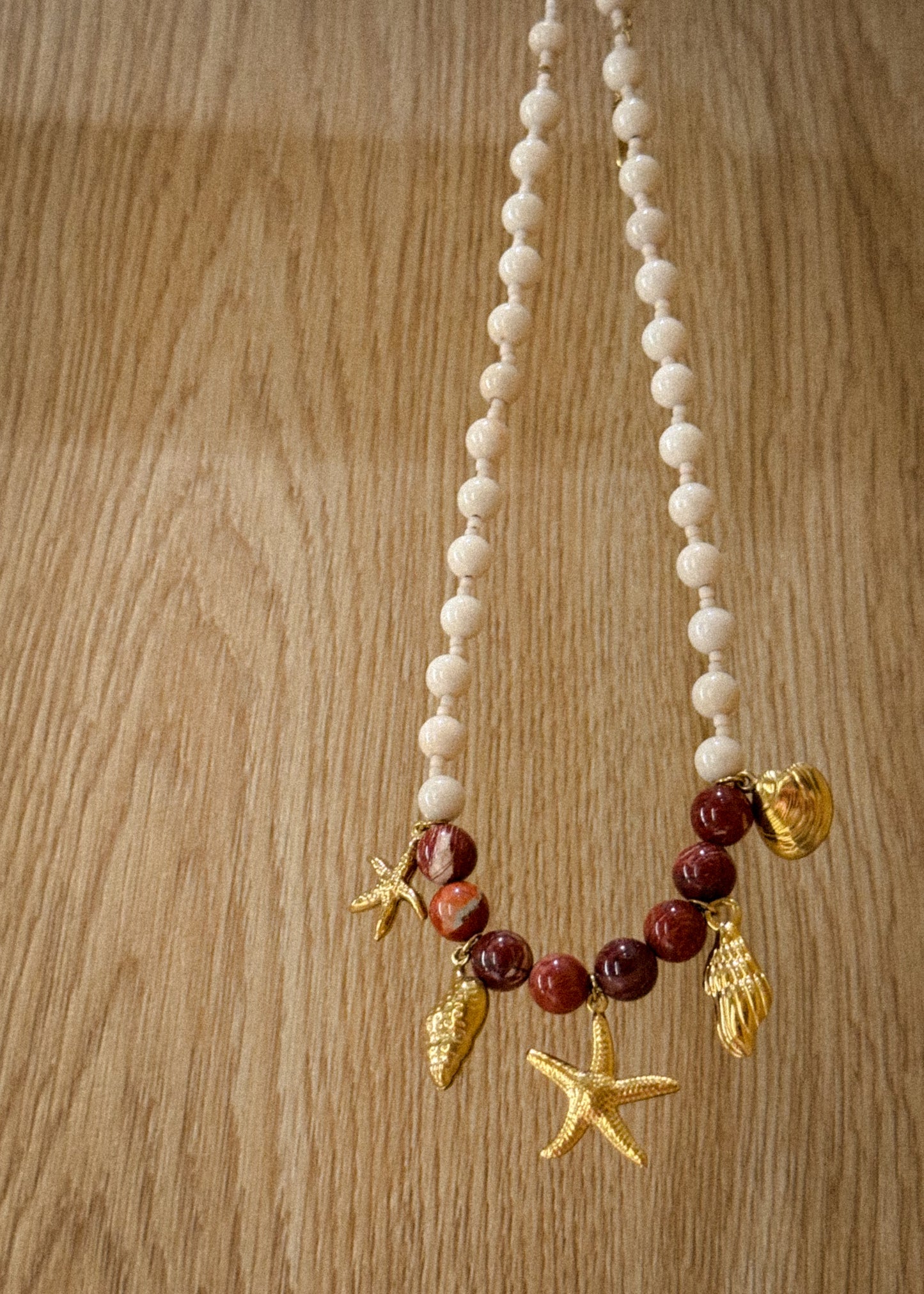 Maroon Island Necklace