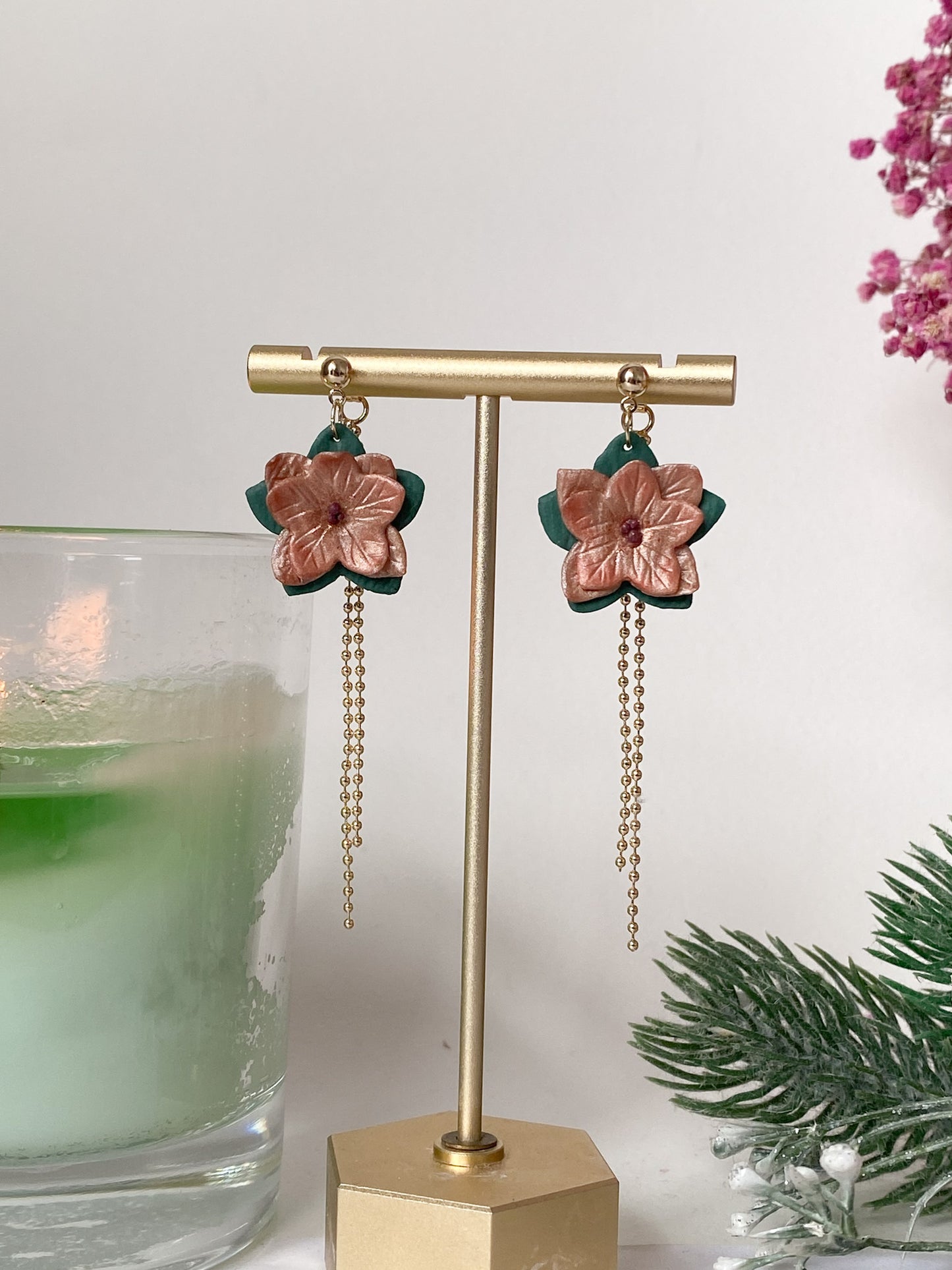 Poinsettia Dangles (3 colours)