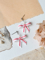 Load image into Gallery viewer, Cute bow earrings (4 colors)
