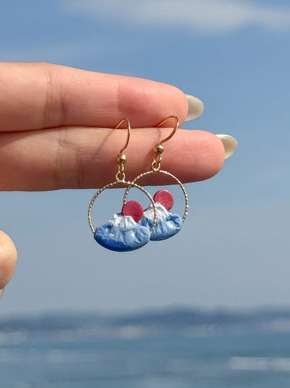 Mt Fuji Earrings (3 Styles)