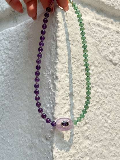 Jade & Violet Necklace
