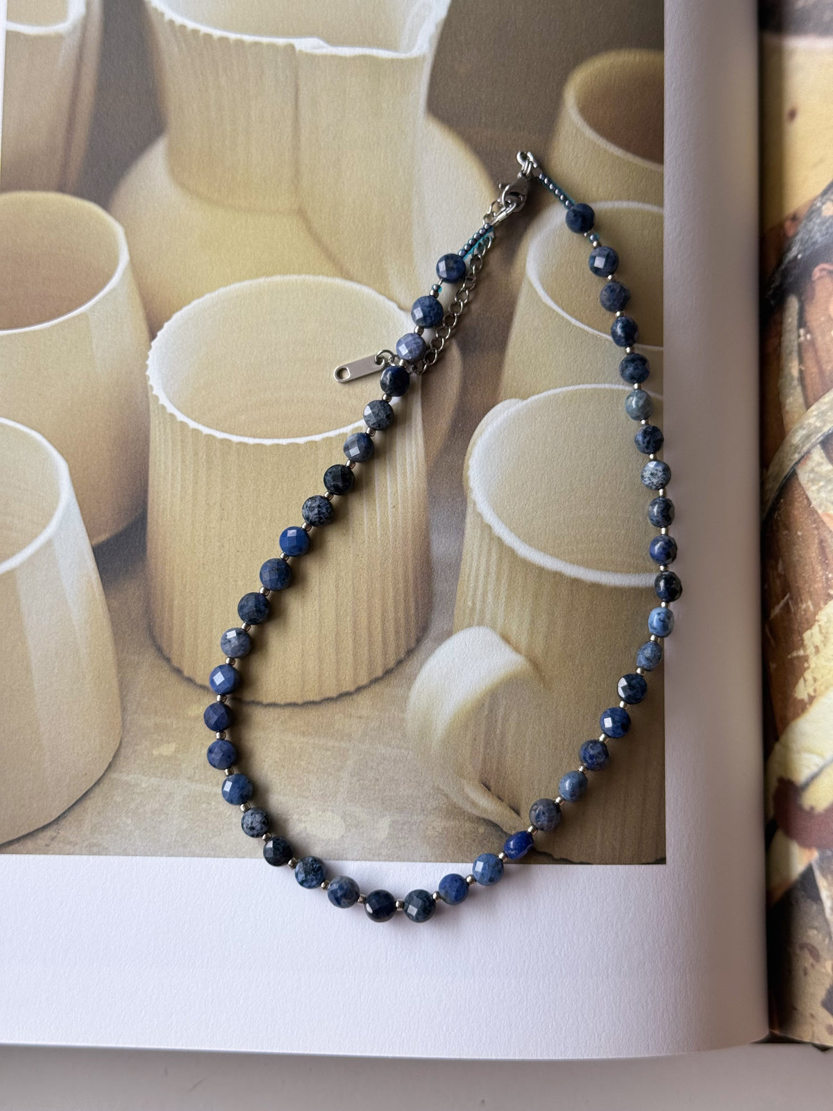 Stratos Denim Necklace