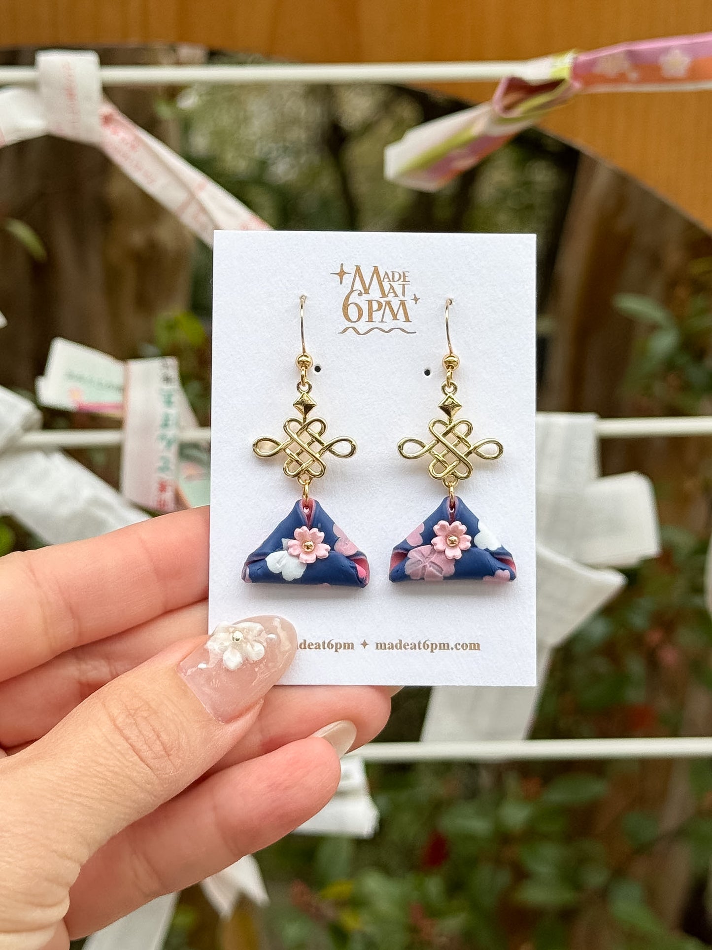 Chiyogami earrings (11 styles)