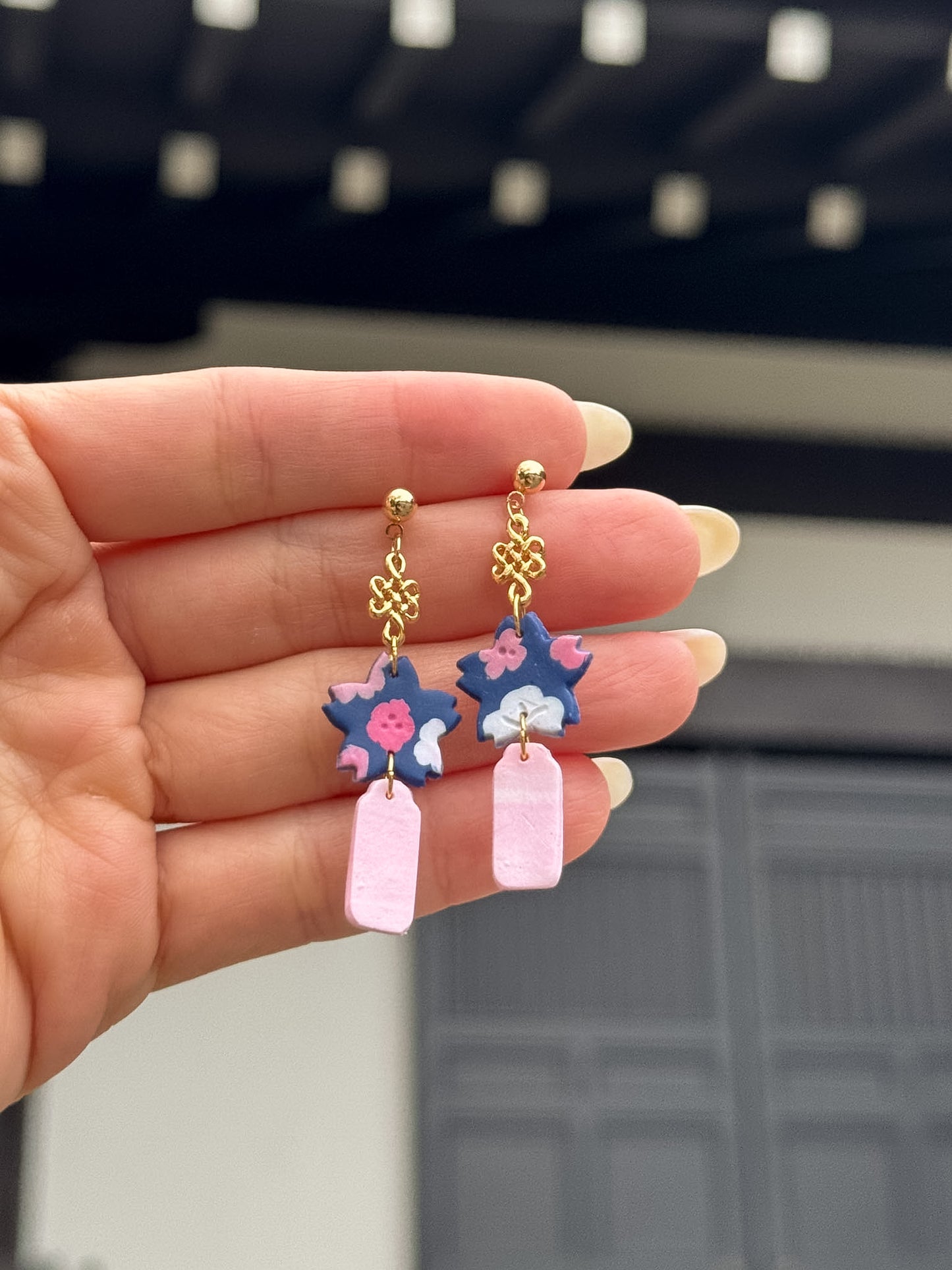 Chiyogami earrings (11 styles)