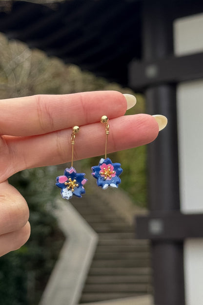Chiyogami earrings (11 styles)