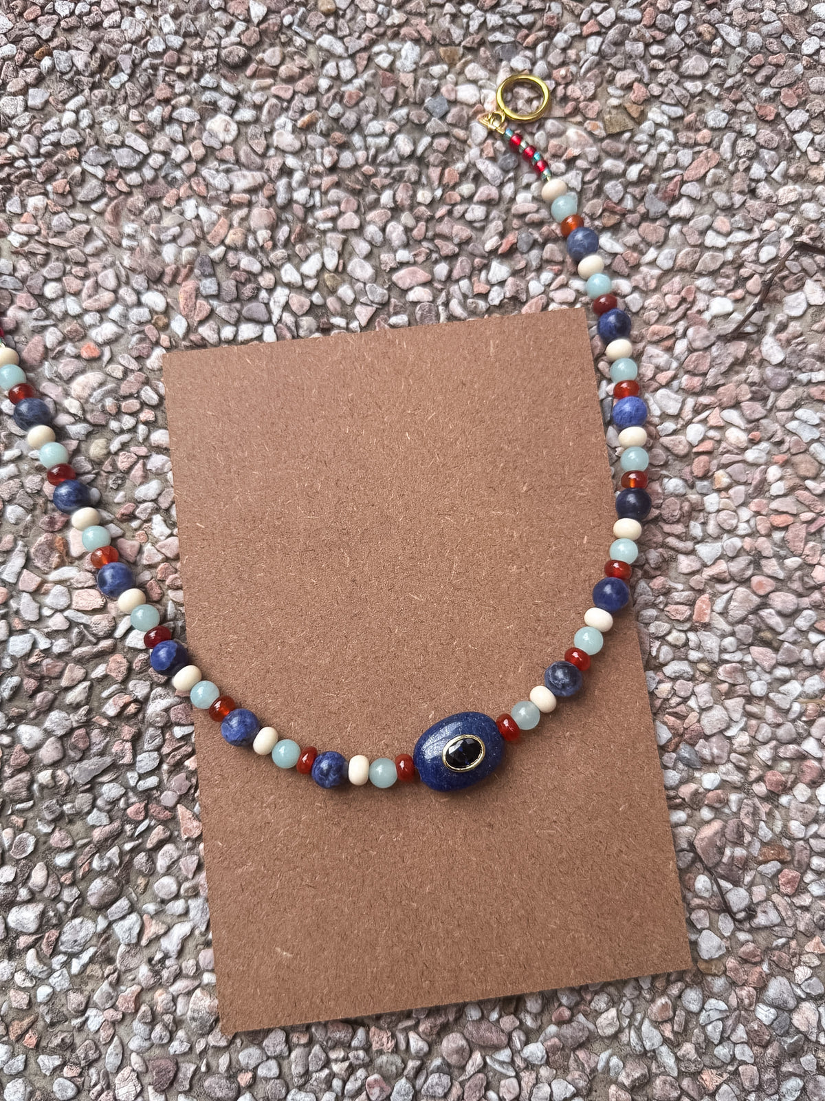 Tribal Colorblock Necklace