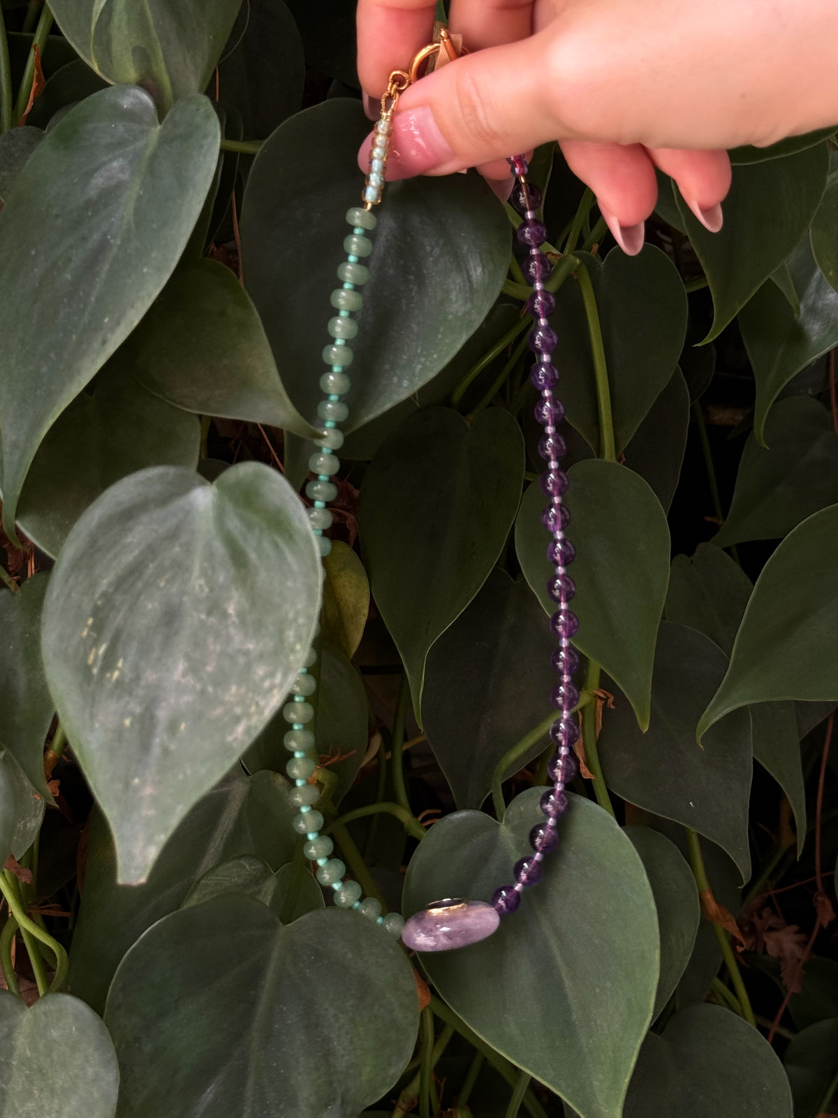 Jade & Violet Necklace