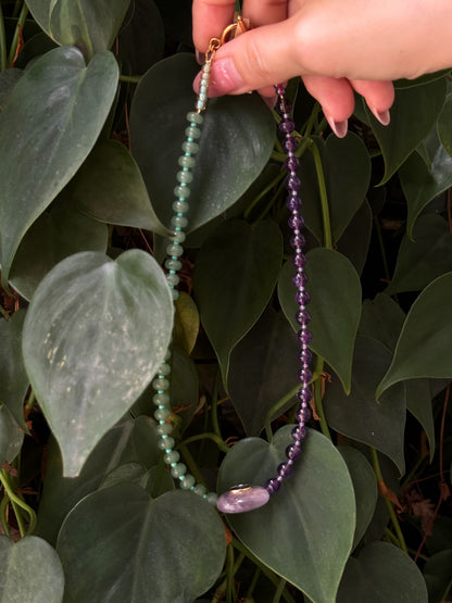 Jade & Violet Necklace
