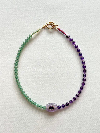 Jade & Violet Necklace