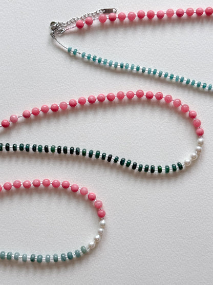Minty Bubblegum Necklace