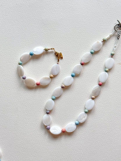 Pastel Rainbow Lagoon Necklace
