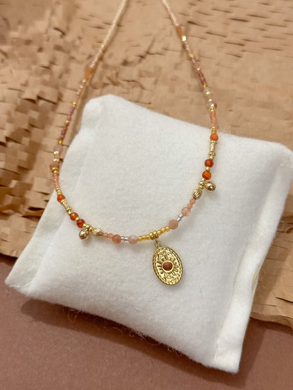 Tangerine Sun Necklace (3 designs)