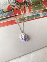 Load image into Gallery viewer, Imperial Peonies Necklace (2 colors)
