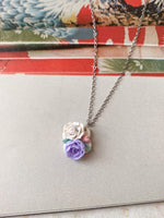 Load image into Gallery viewer, Imperial Peonies Necklace (2 colors)
