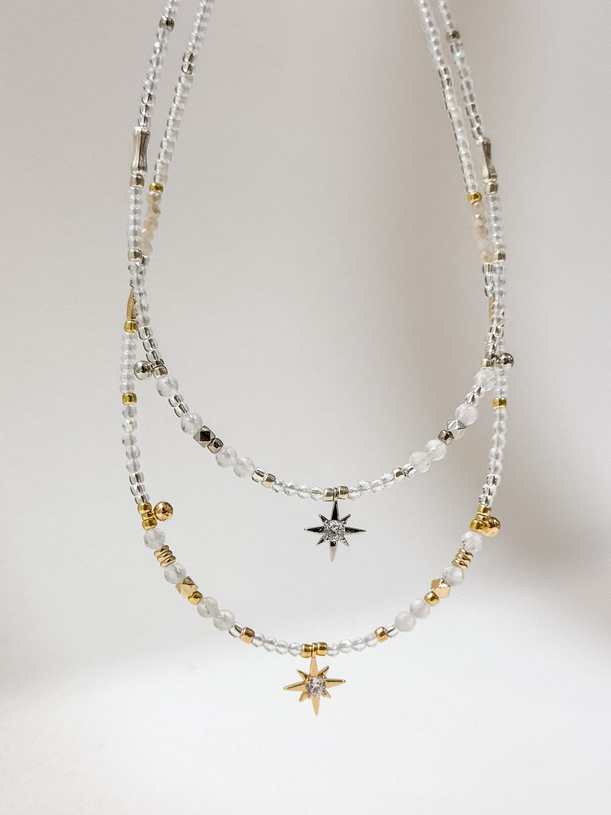 Selene’s Veil Moonstone Necklaces