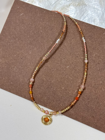 Tangerine Sun Necklace (3 designs)