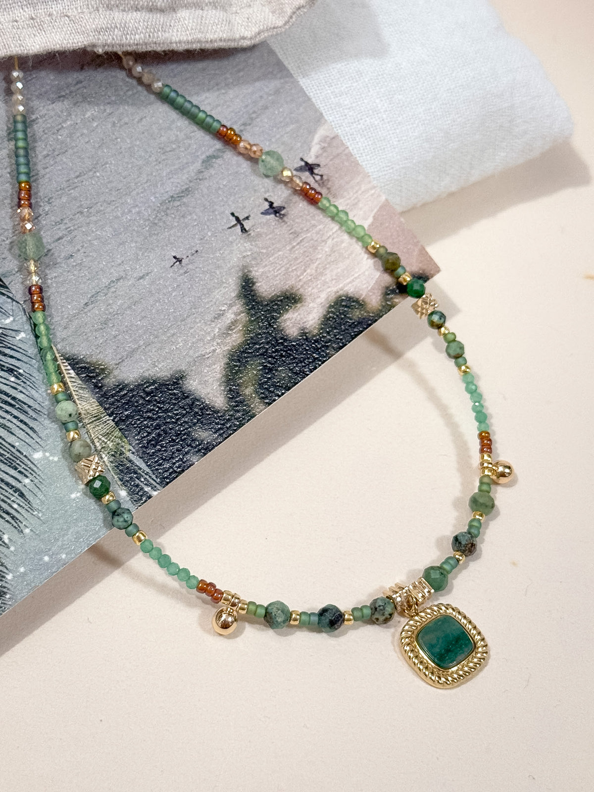 Solar Mica Necklace