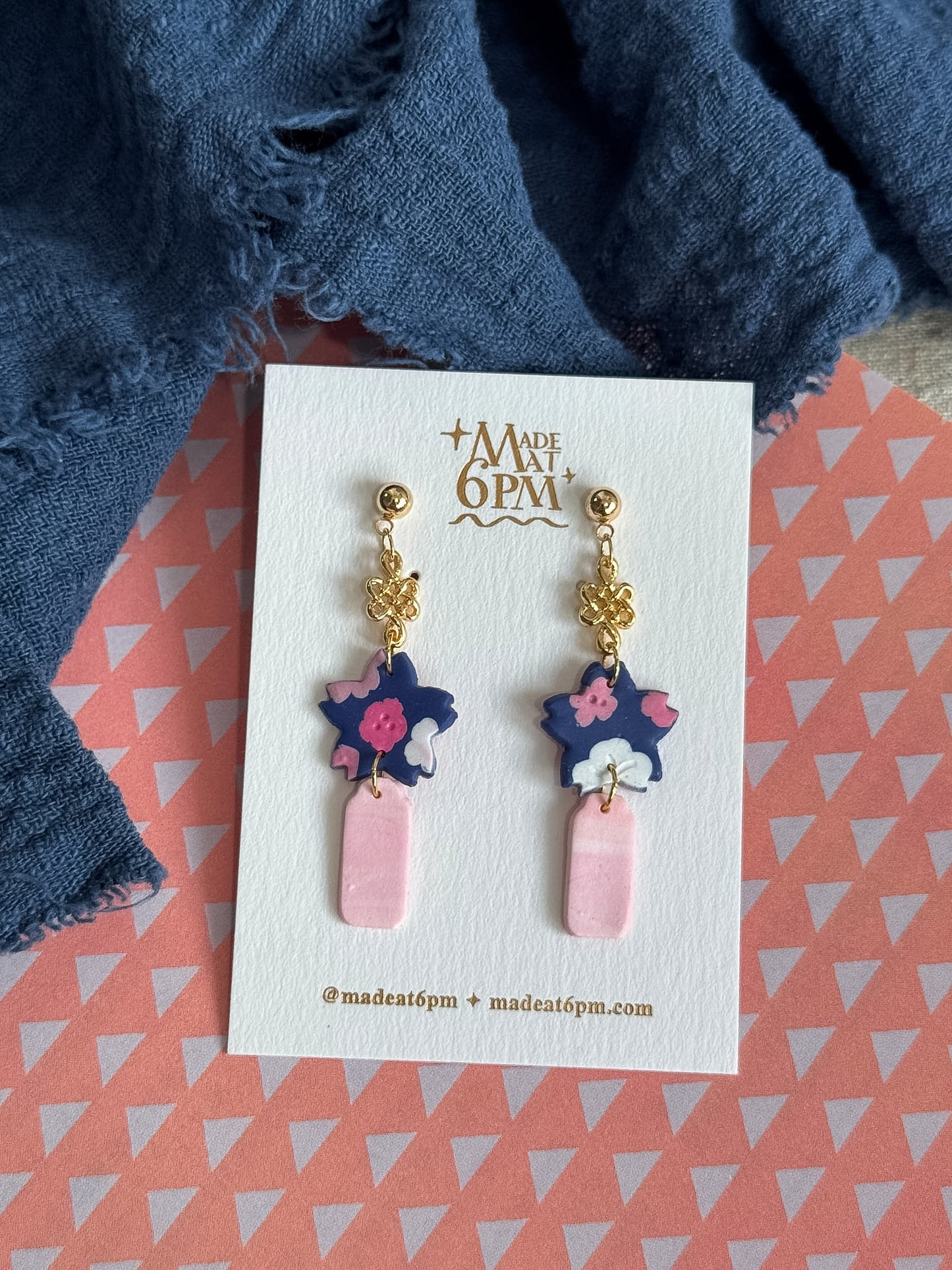 Chiyogami earrings (11 styles)