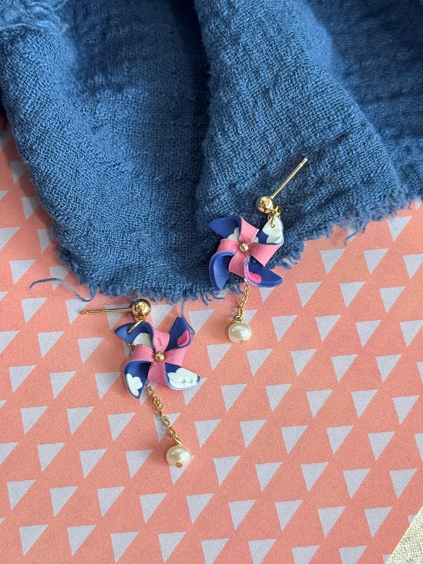 Chiyogami earrings (11 styles)