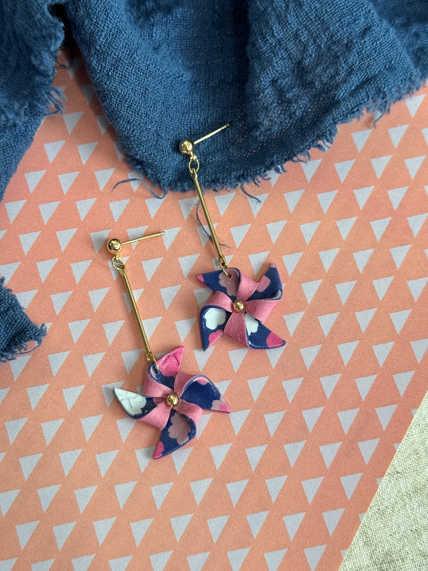Chiyogami earrings (11 styles)