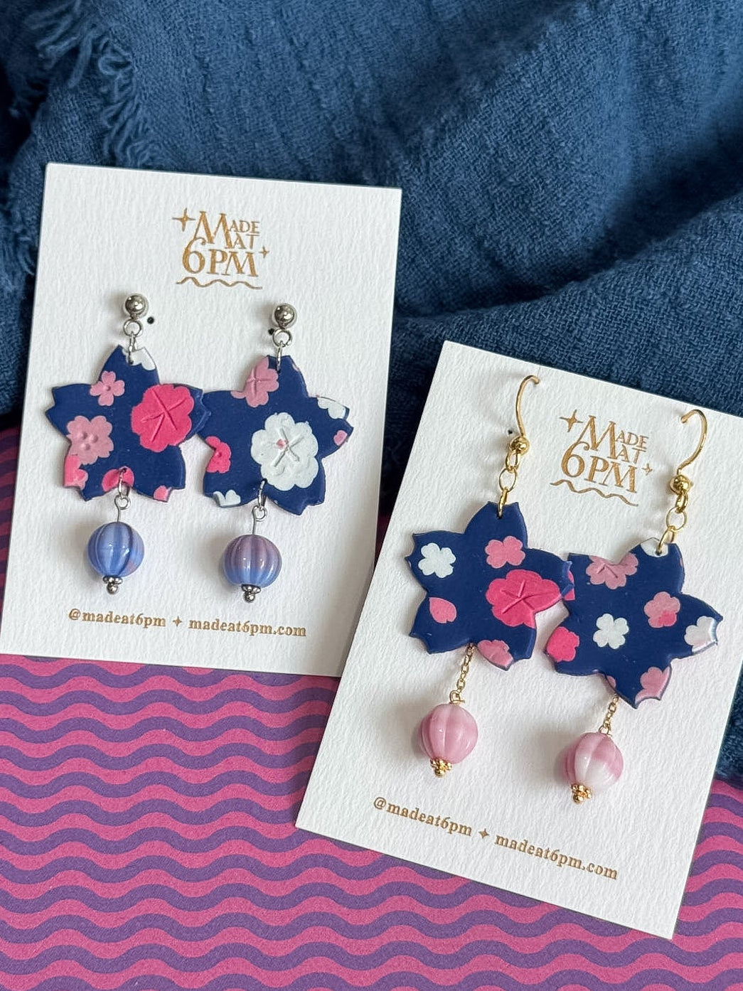 Chiyogami earrings (11 styles)