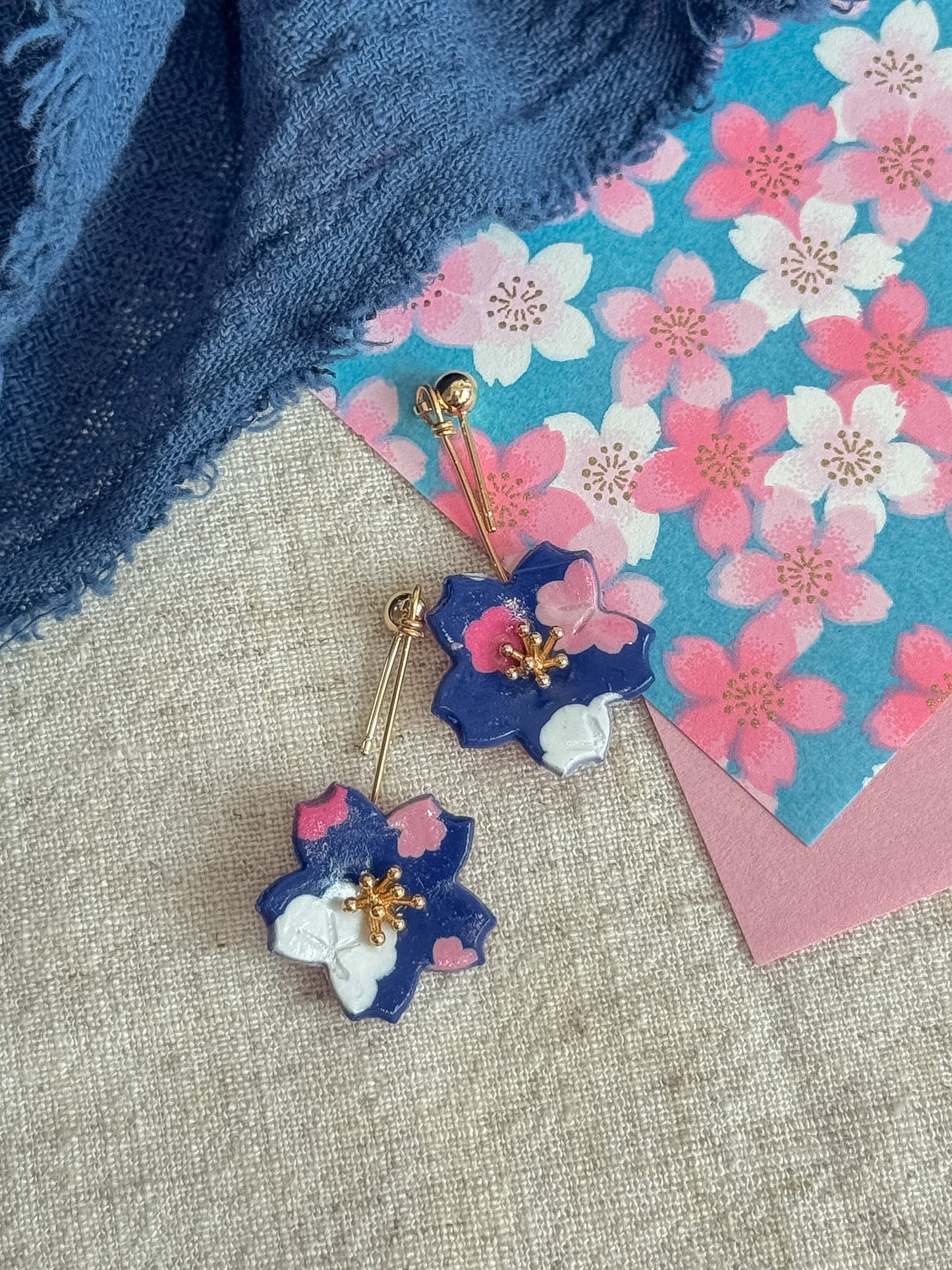 Chiyogami earrings (11 styles)
