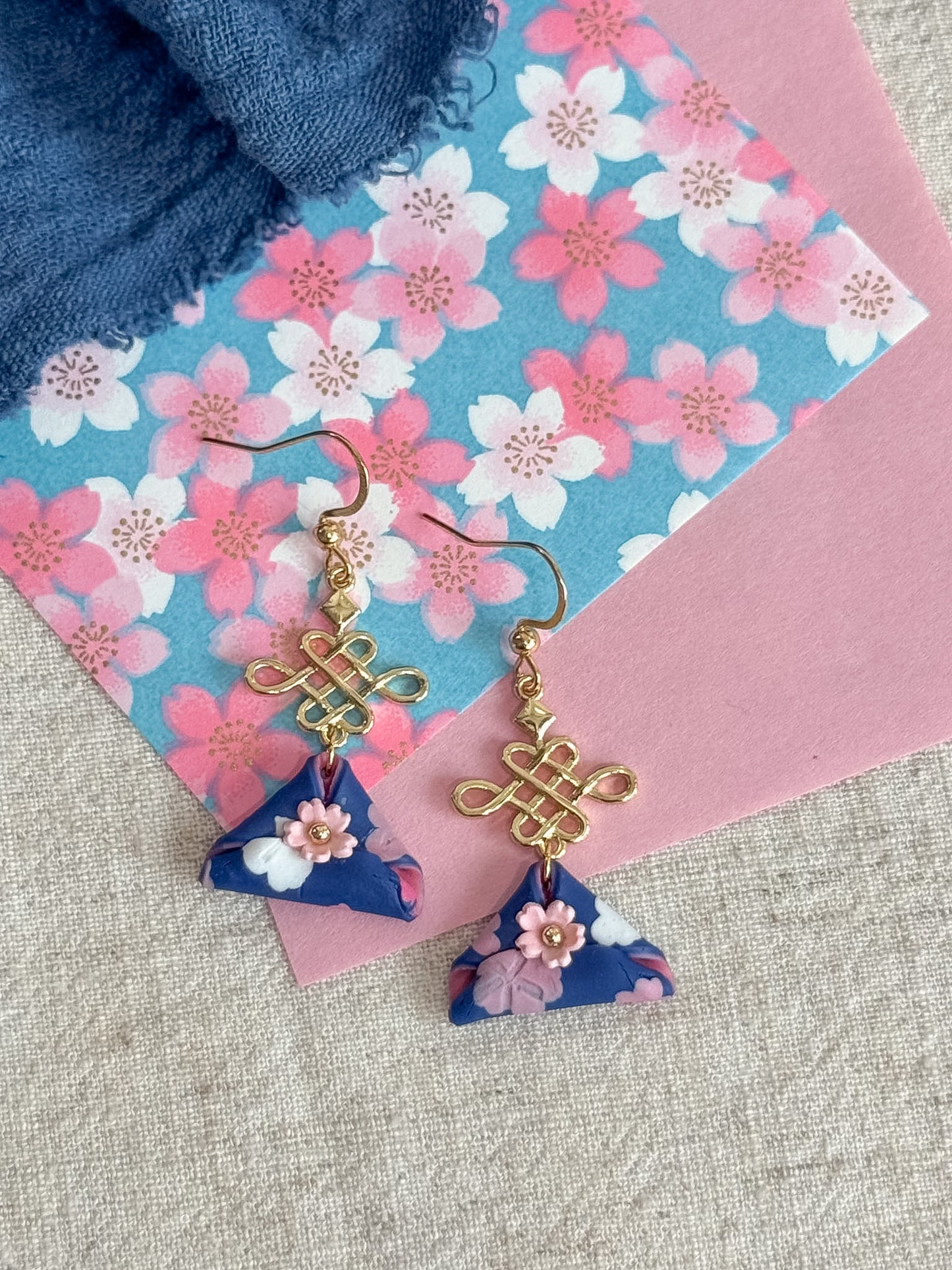Chiyogami earrings (11 styles)