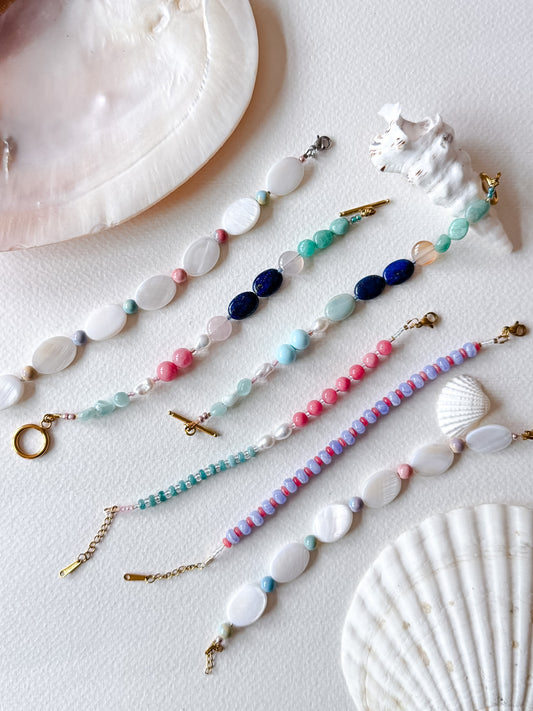 Pastel Lagoon Bracelets (Multiple designs)