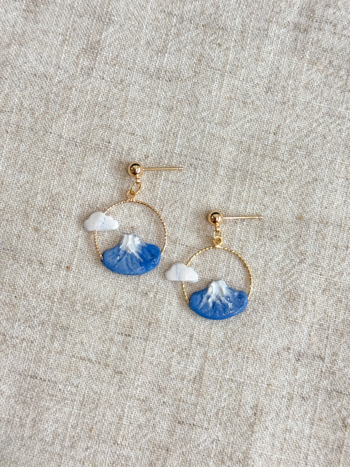Mt Fuji Earrings (3 Styles)