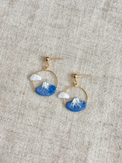 Mt Fuji Earrings (3 Styles)