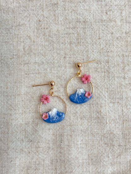Mt Fuji Earrings (3 Styles)