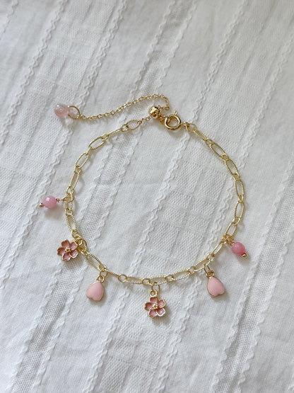 Petals & Charms bracelet (4 styles)
