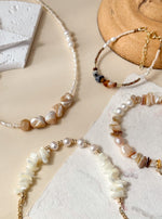 Load image into Gallery viewer, Mykonos beaded necklace &amp; bracelet
