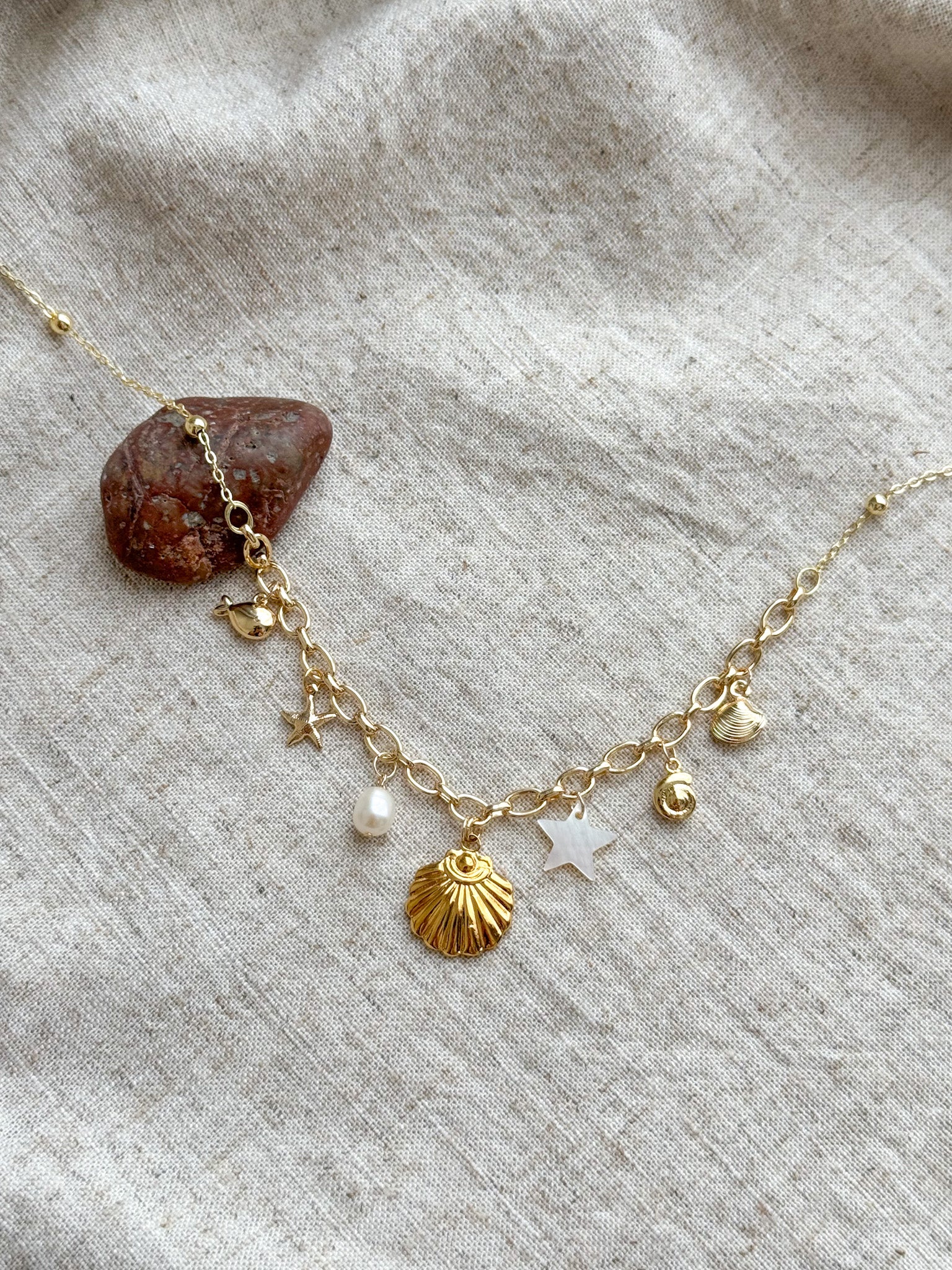 Multi-charm necklace