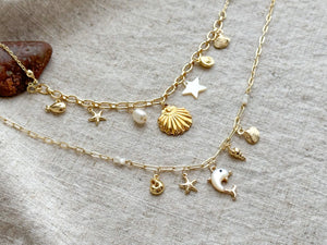 Multi-charm necklace