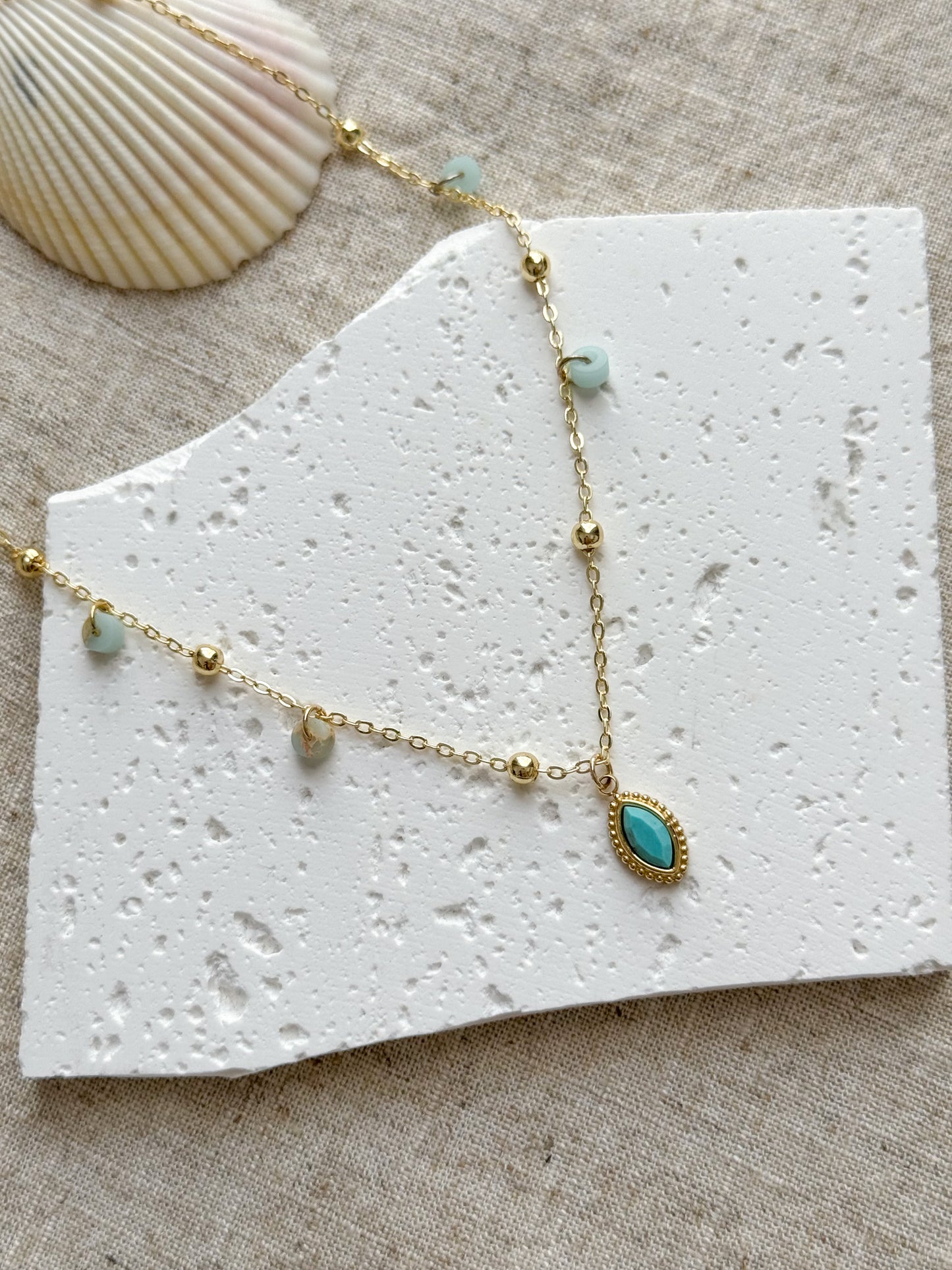 Turquoise necklace (3 designs)