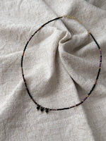 Load image into Gallery viewer, Joie black beaded necklace &amp; bracelet
