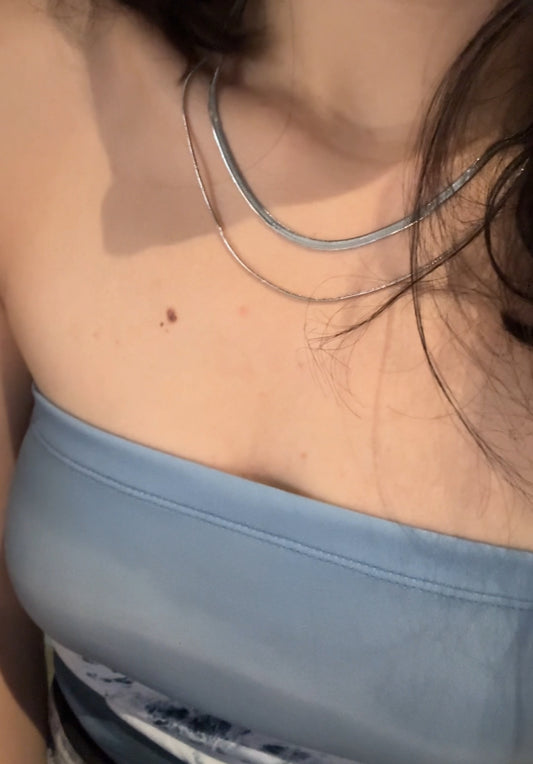 Silver Snake Chain Necklace