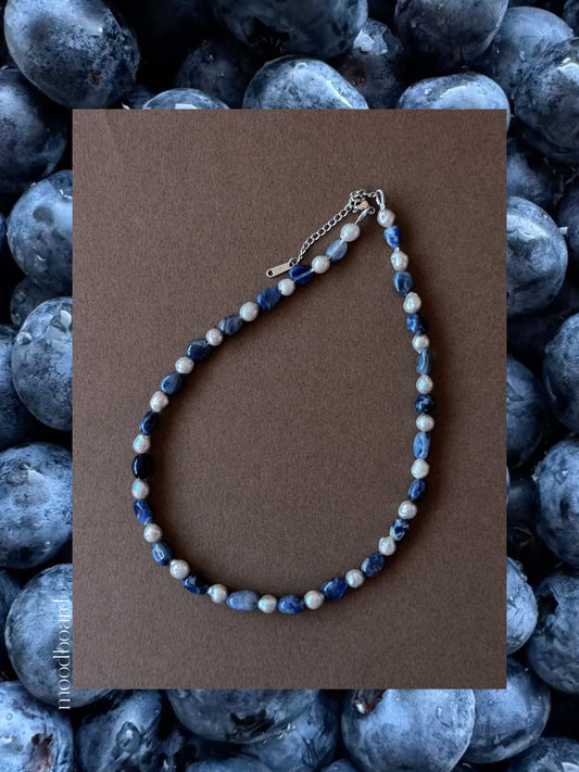 Misty Blueberry Necklace