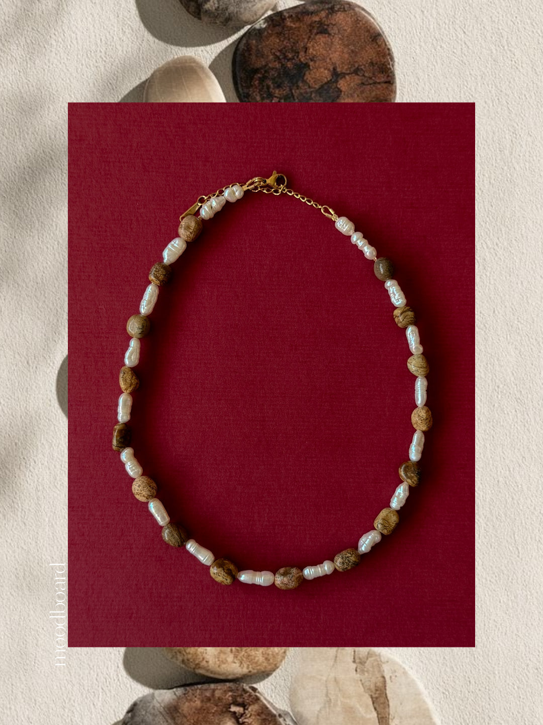 Toffee Marshmallow Necklace