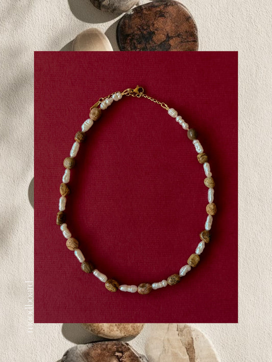Toffee Marshmallow Necklace