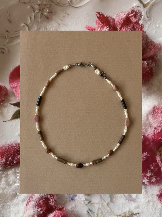 Desert Rose Pearl Necklace