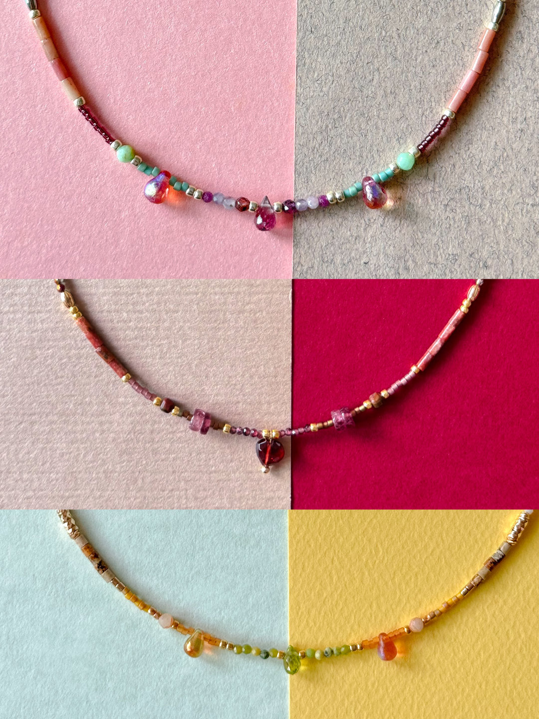 Morning dew Necklace (Multiple designs)