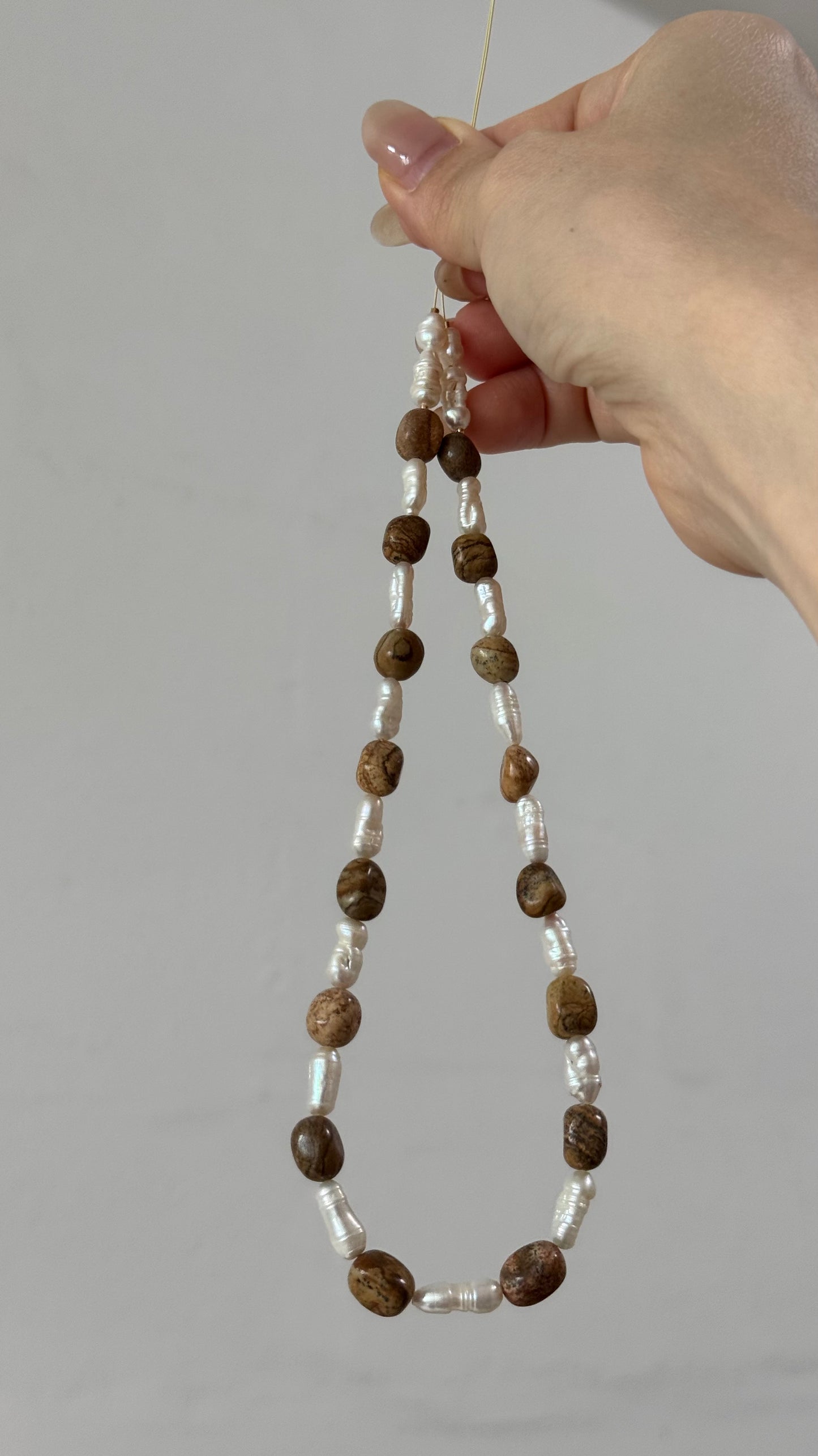 Toffee Marshmallow Necklace