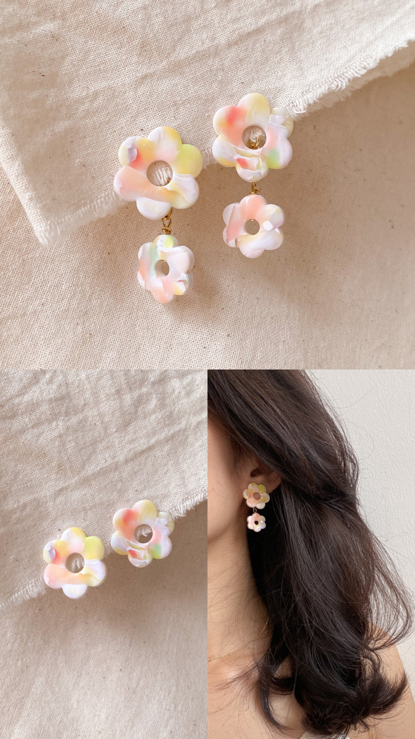 Double Sided Earrings (Stud/Dangle)