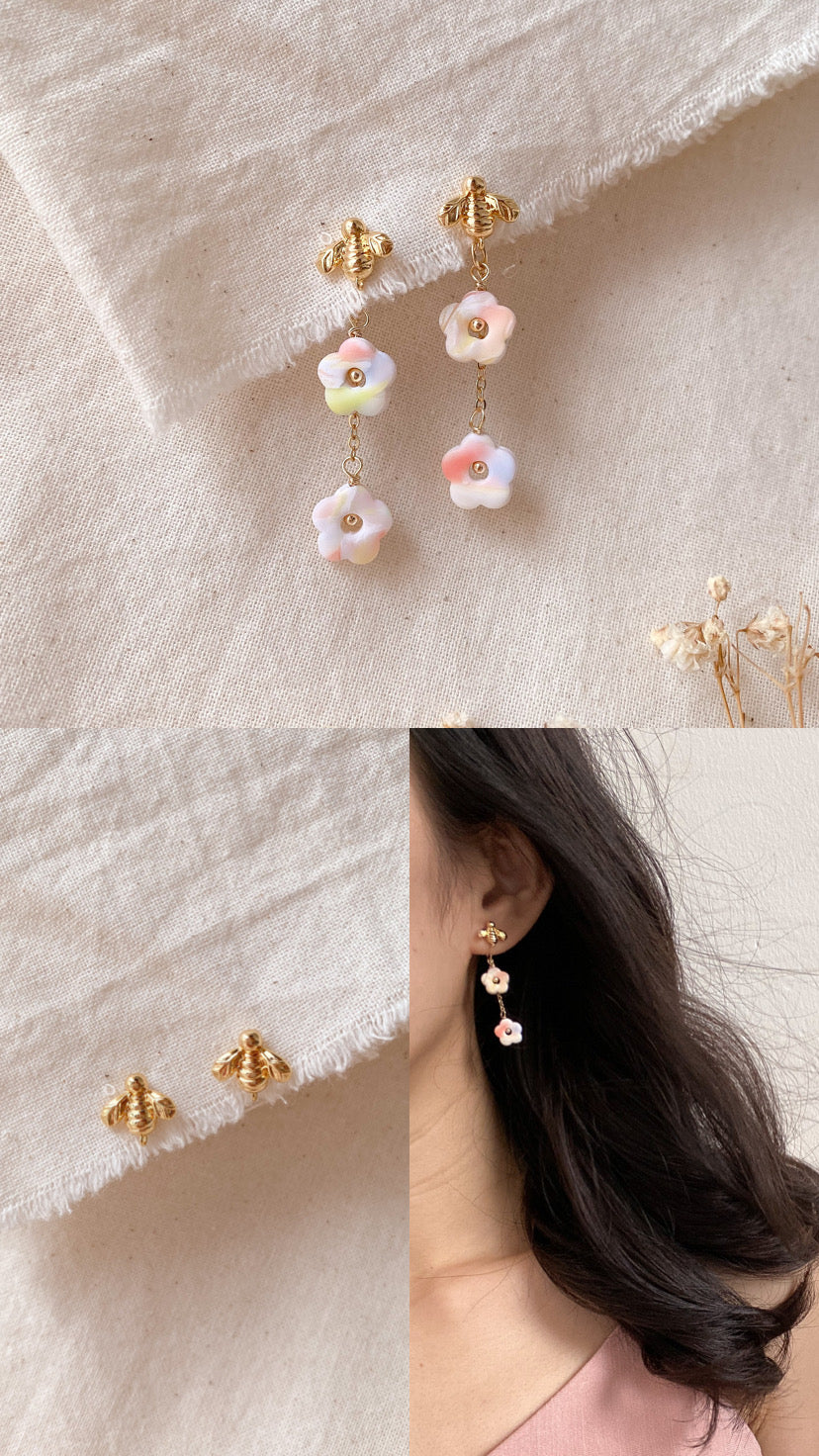 Double Sided Earrings (Stud/Dangle)