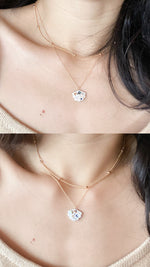 Load image into Gallery viewer, 14K Gold-Plated Ocean Air Necklace Set
