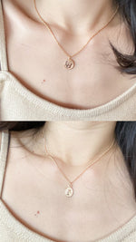 Load image into Gallery viewer, 14K Gold-Plated Coin Necklace
